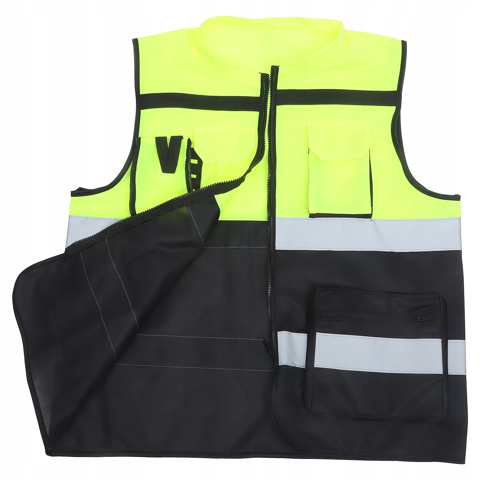 KAMIZELKA ODBLASKOWA WYSOKA WIDOCZNOŚĆ LEKKA WYGODNA EAN (GTIN) 4894970277175