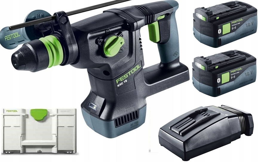 Akumulatorowa młotowiertarka SDS-Plus Festool Khc 18 5,0 EBI-Plus