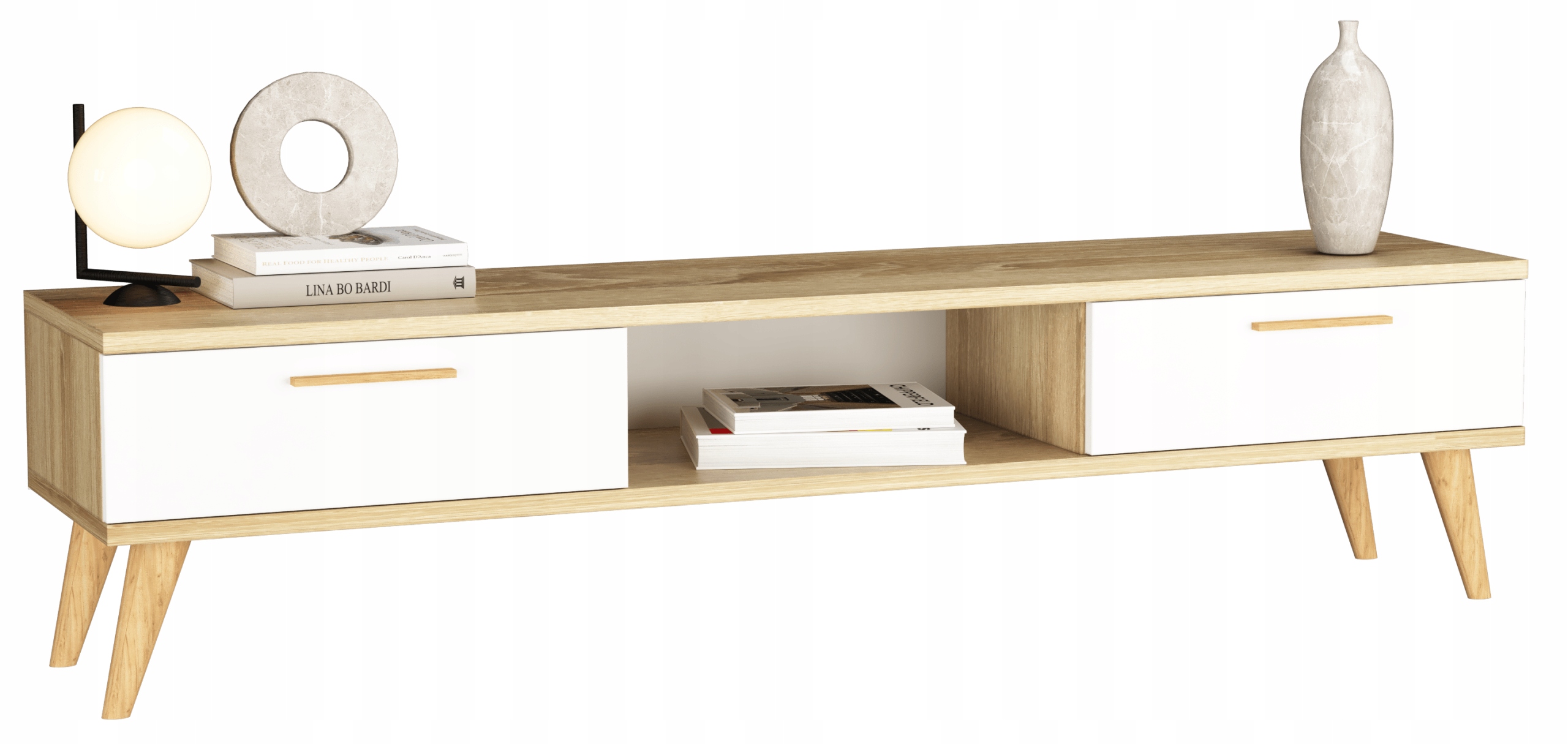 

Szafka Rtv Loft stojąca 120cm Skandynawski Smix