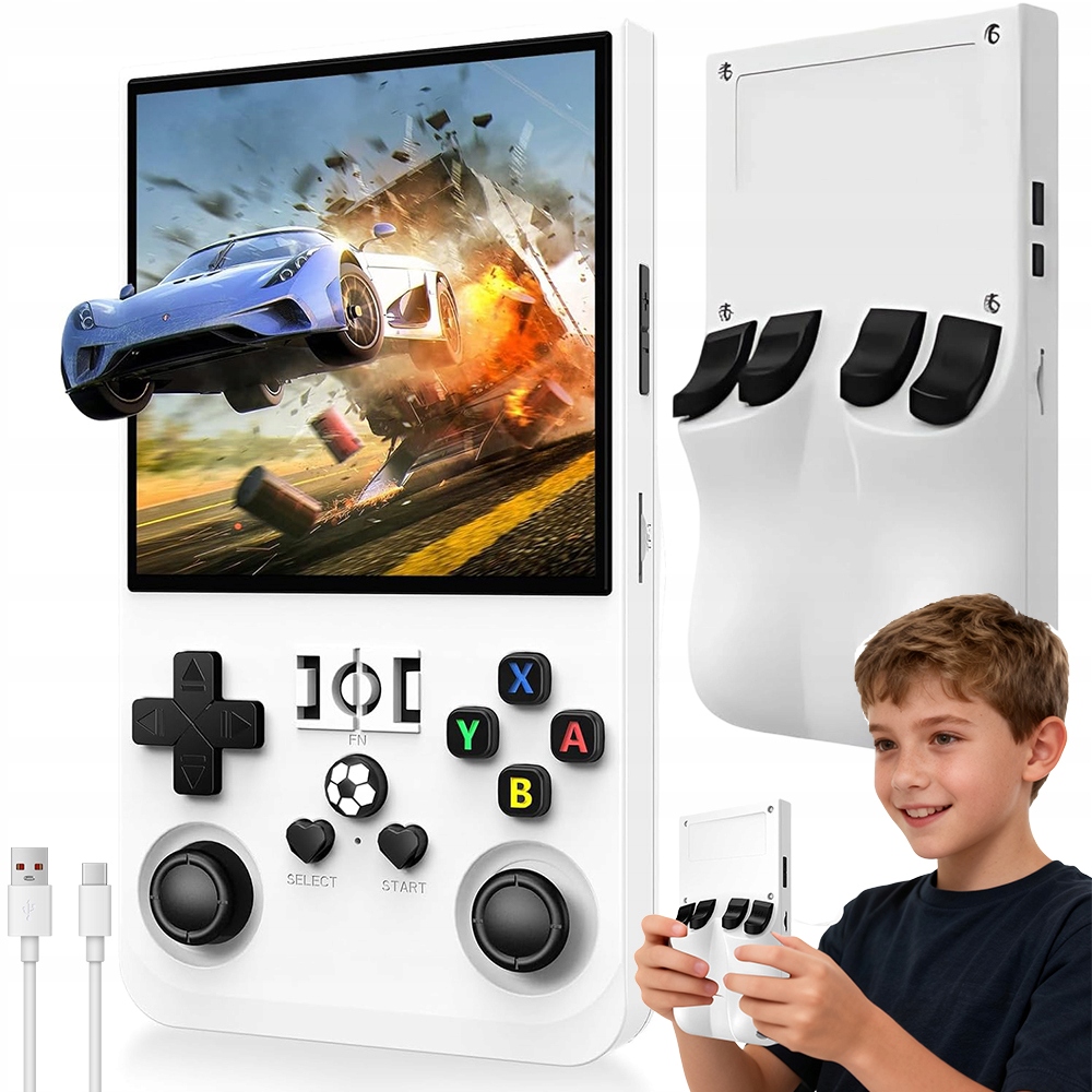 Ręczny Retro Przenośna Konsola Do Gier 64GB Konsola Do Gier Z Joystickiem