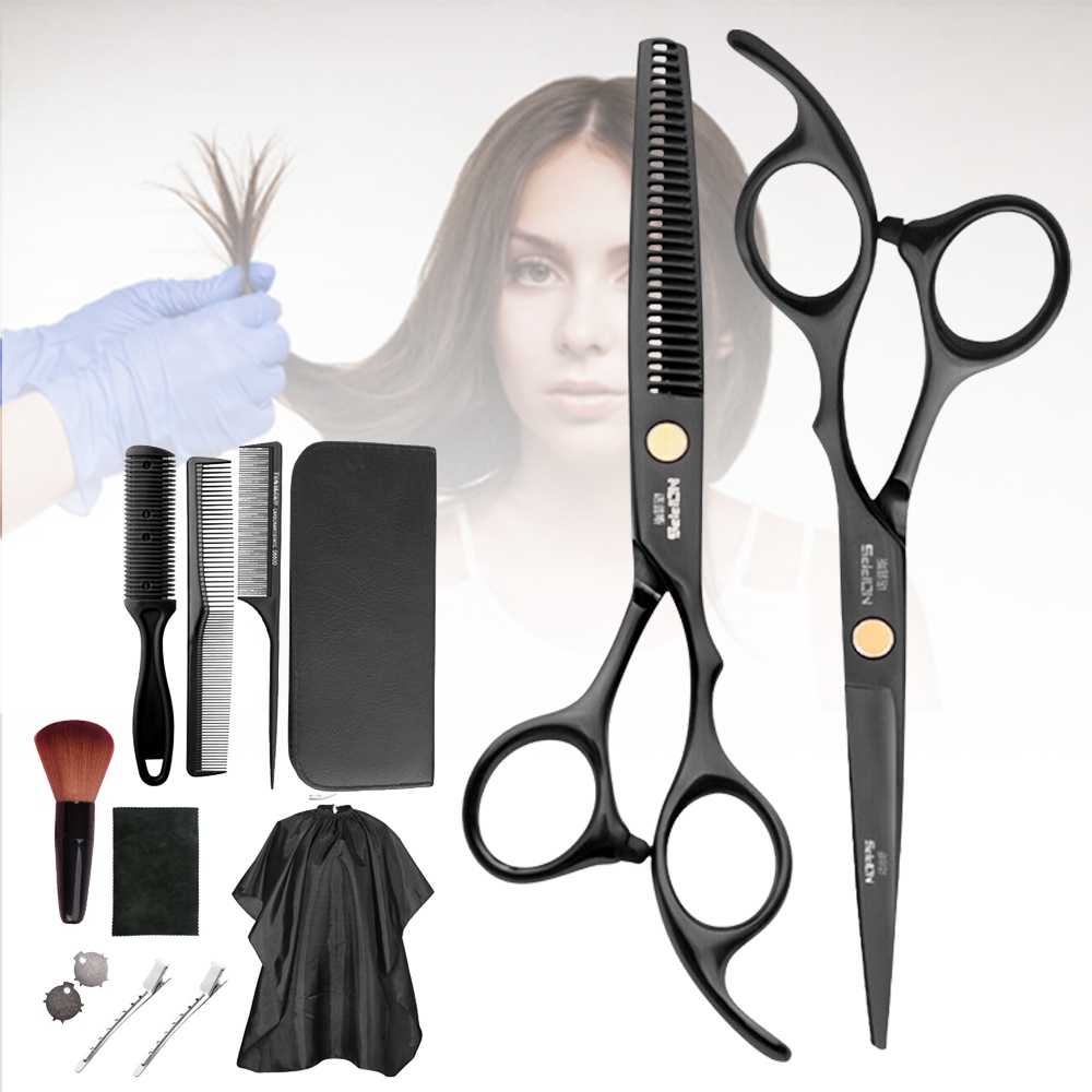 Nůžky na stříhání Kadeřnický Komplet Nůžek Na Stříhání Vlasů