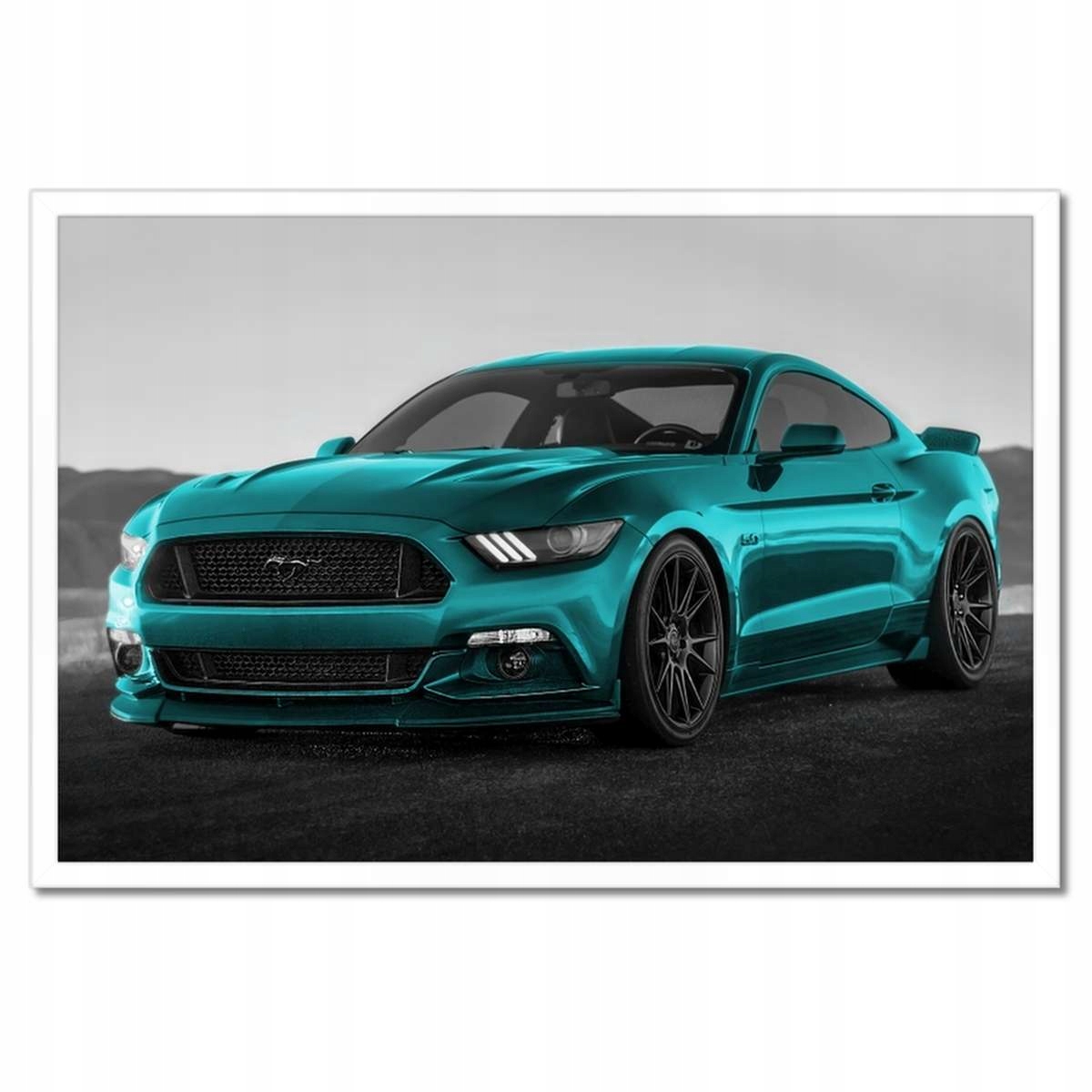 Plakáty v rámu 60x40 Ford Mustang Auto Usa