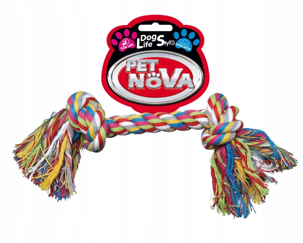 

Pet Nova zabawka Sznur bawełniany 2 węzły 20cm