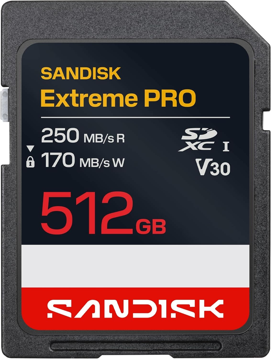 Sandisk Extreme Pro Sdhc 512GB 250/170 MB/s V30 Uhs-i U3 Karta Pamięci