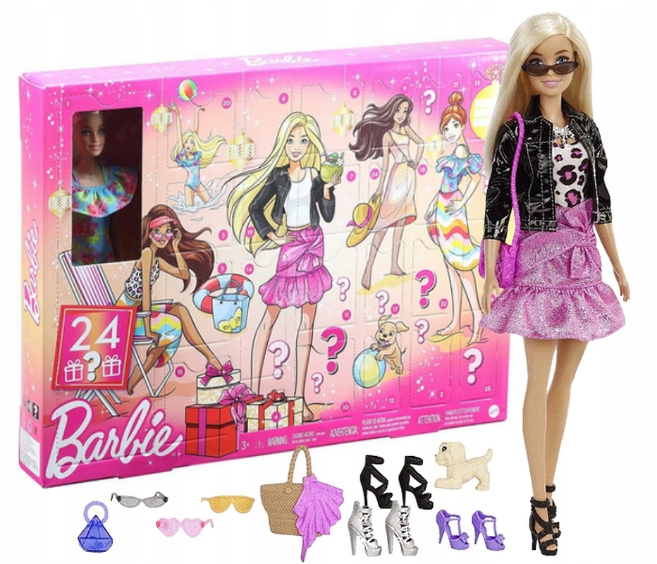 

Lalka Barbie Kalendarz Adwentowy Szyk I Styl