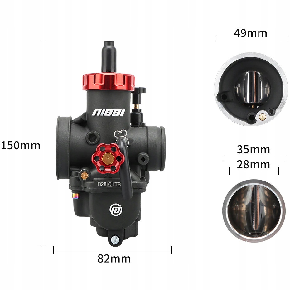 GAZNIK Nibbi Racing PE28 TUNING motocykl motorower Producent czesci Inny