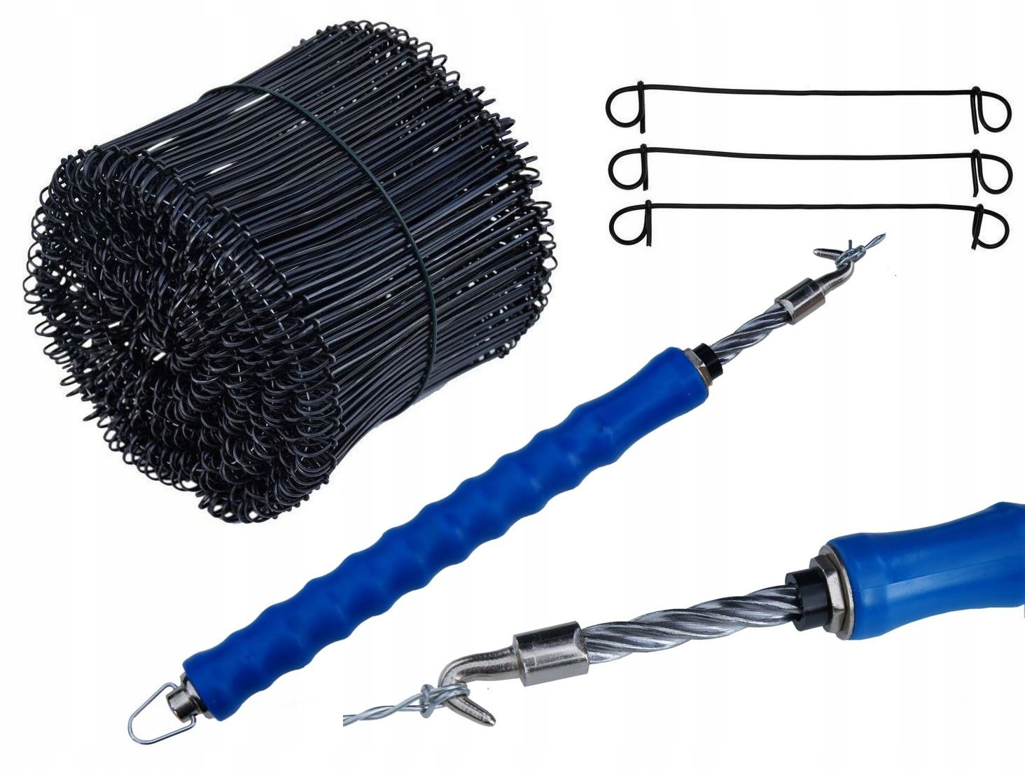 Wiązarka do zbrojenia +3000szt drut fi1,4mm 14cm