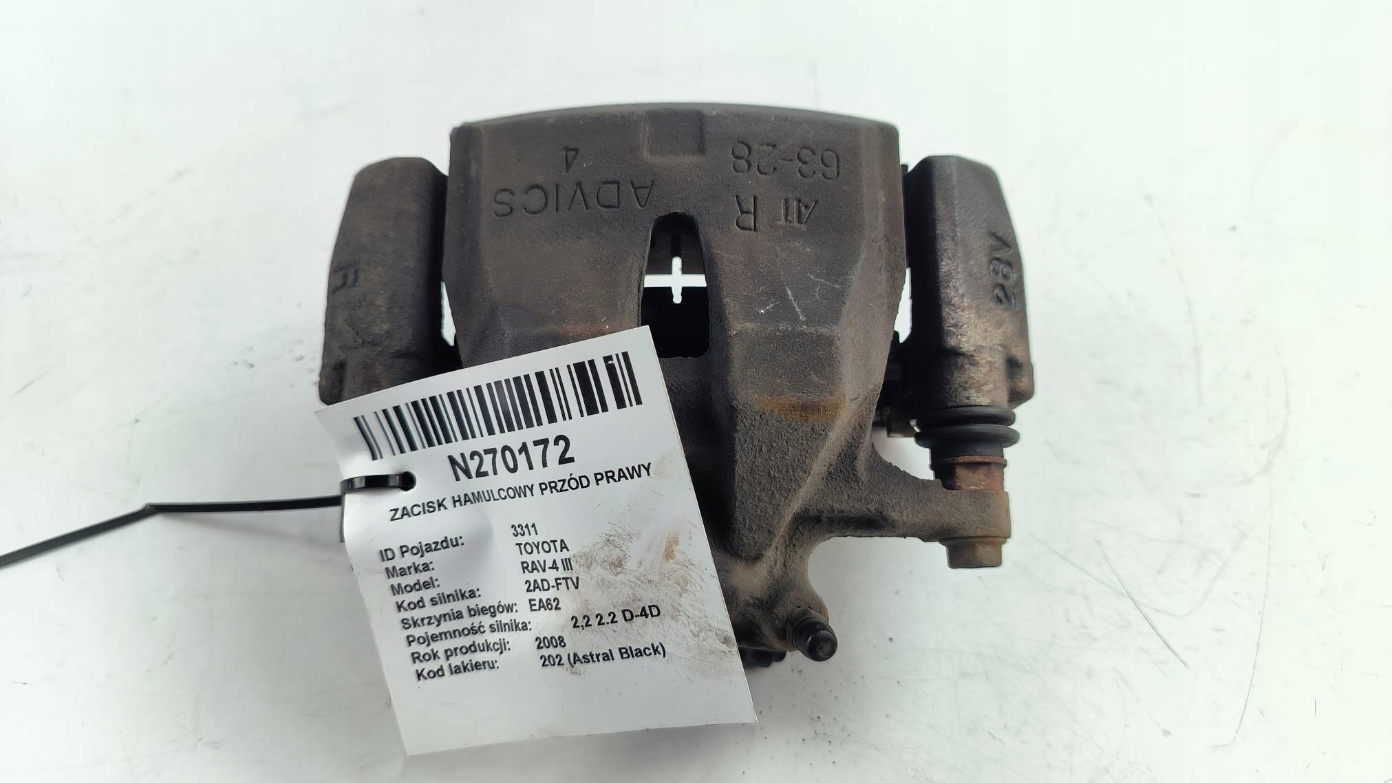 caliper brake front right 2.2 D-4D TOYOTA RAV-4 III