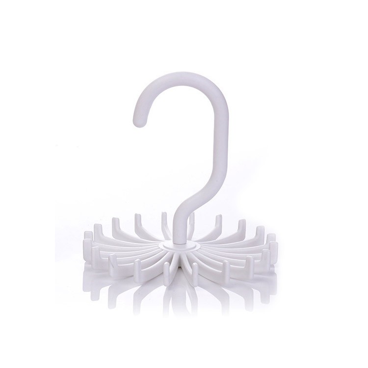 Wieszak obrotowy na krawaty Biały AE109