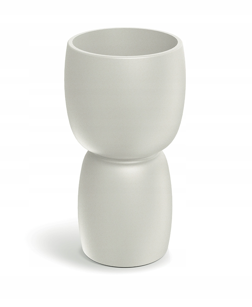 Duala Round Slim TDS30 Piasek Ethick Donica Doniczka Osłonka Nietypowa