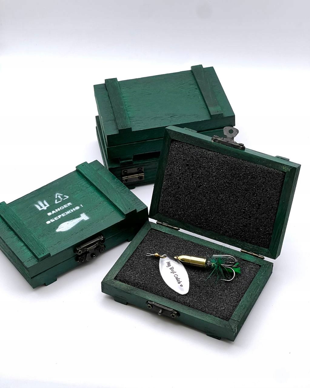 wędkarski przynęta z grawerem blystka blakha dla dziadka, tata