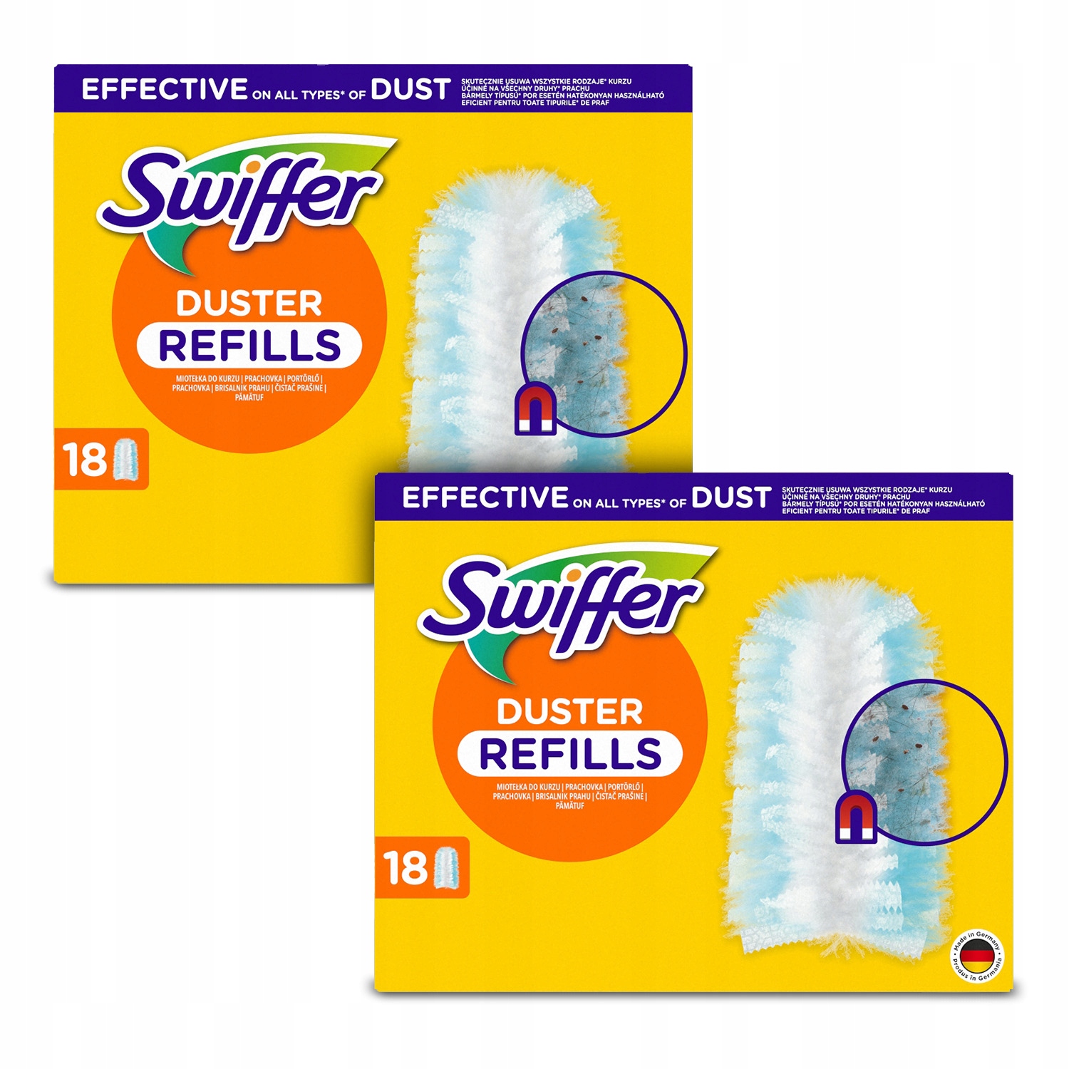 Swiffer Zestaw Duster wkłady do miotełki do kurzu 2x18 szt