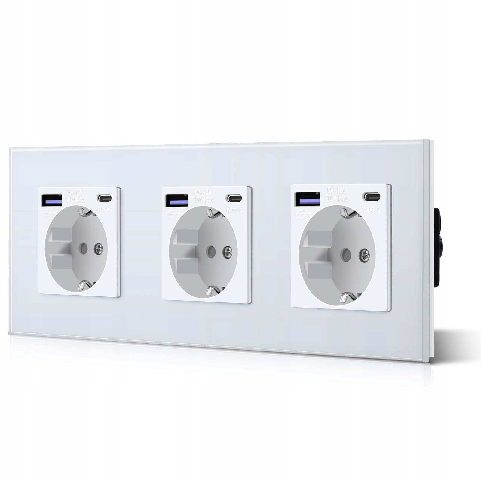 Elektrická zásuvka, Usb nástenná Bseed biela