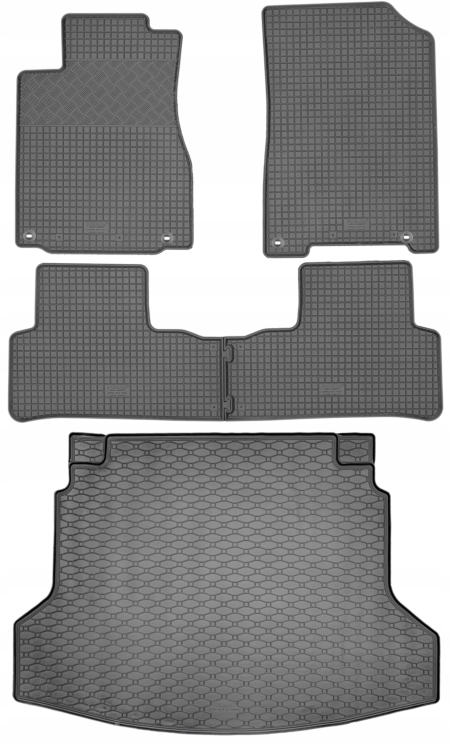 Honda Cr-v IV Suv od roku 10.2012-09.2018 Sada Koberce batožinový priestor