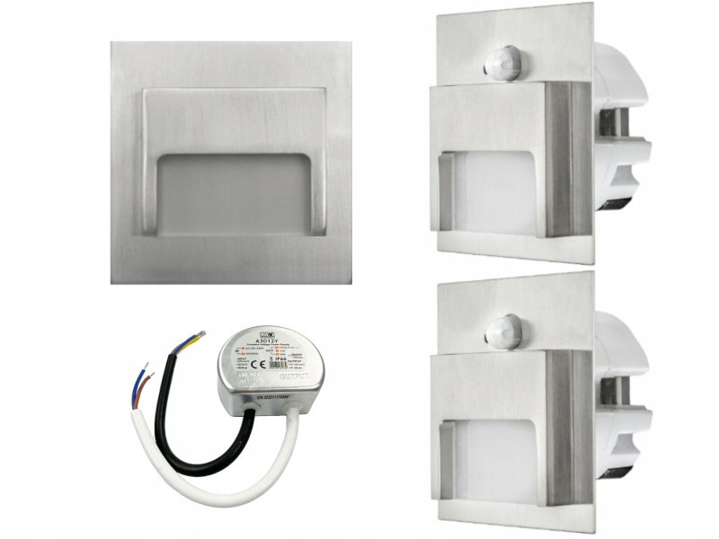 Sada schodišťových světel Halogen Led 3x senzor