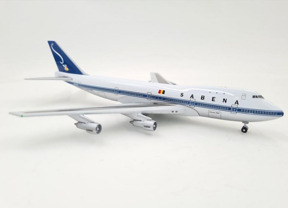 Model letadla Boeing 747-100 Sabena 1:400 Gemini