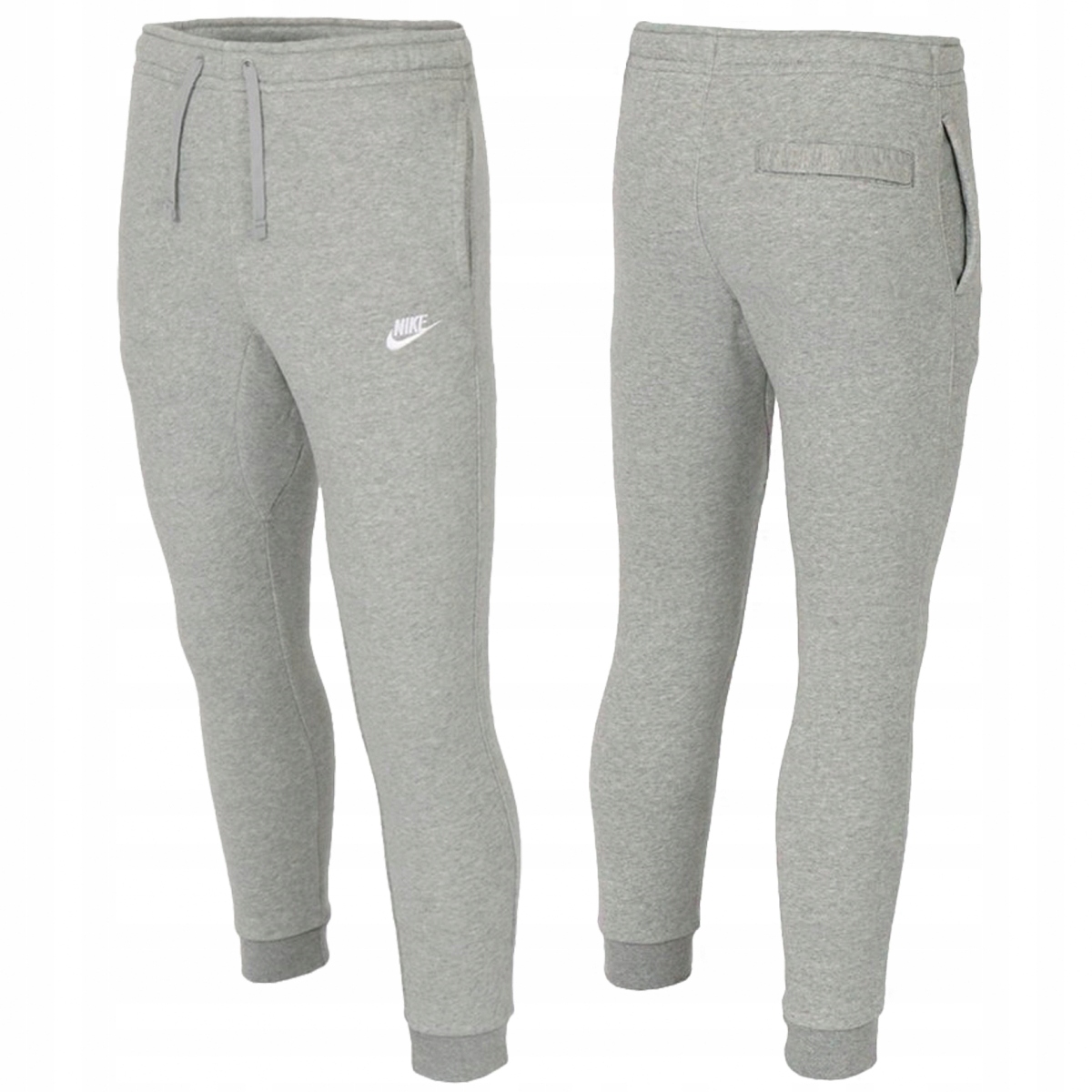 

Nike dresowe spodnie męskie szare bawełna XL