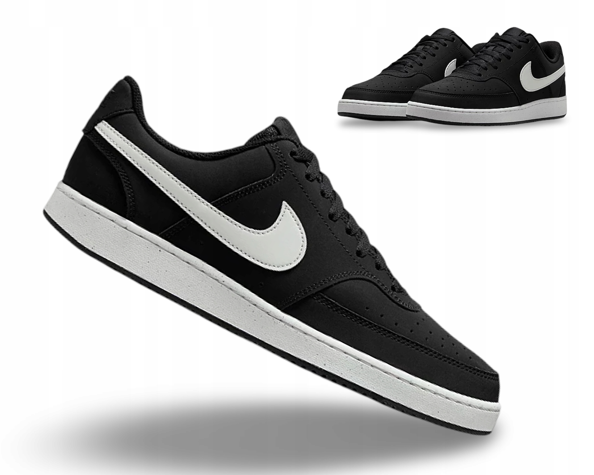 Nike trampki męskie Court Vision Lo V Nbk czarny rozmiar 43