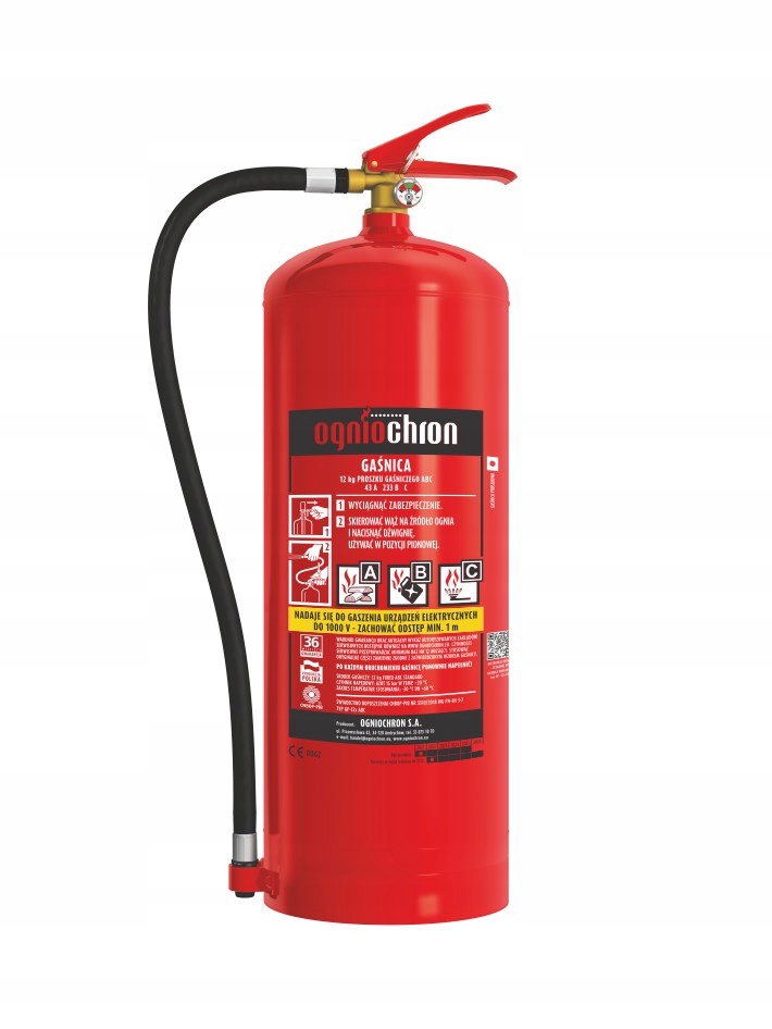 Hasicí Přístroj práškový 12 kg GP-12x Abc