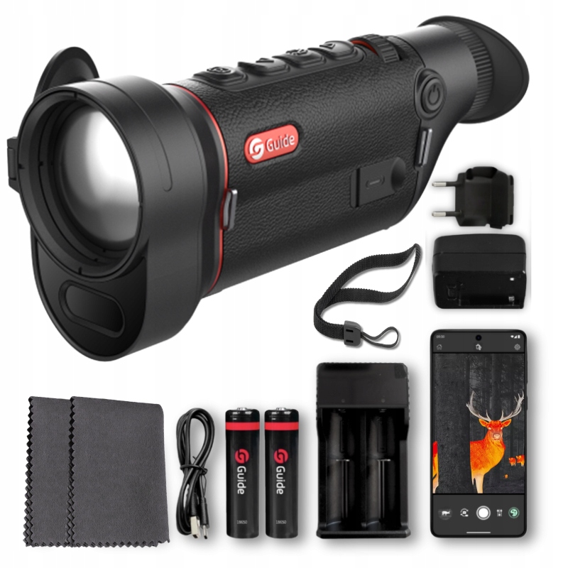 Monokular termowizyjny z dalmierzem Guide TD653L TD3 Lrf