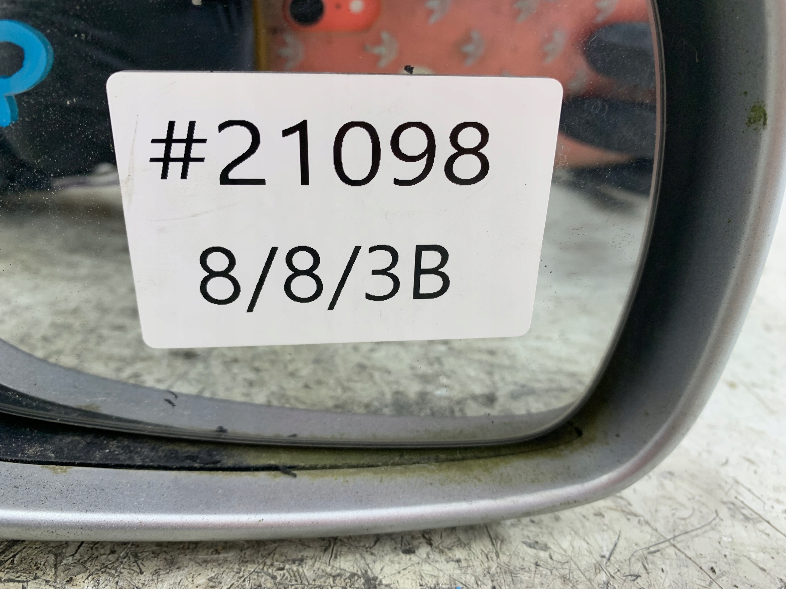 VW PASSAT B5 mirror right 5 PIN silver