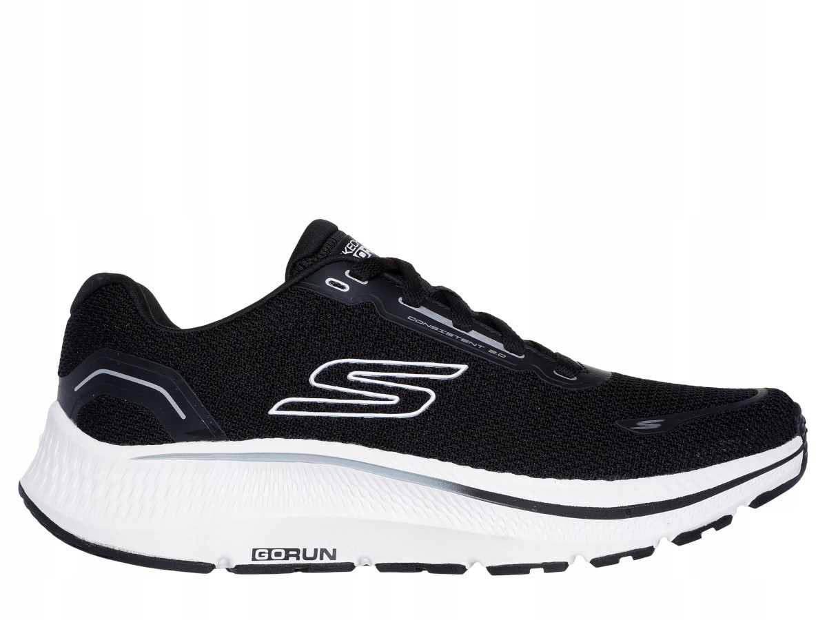 Pánské boty Skechers 220879BKW Go Run Consistent 2.0 Flight Crew černé 45