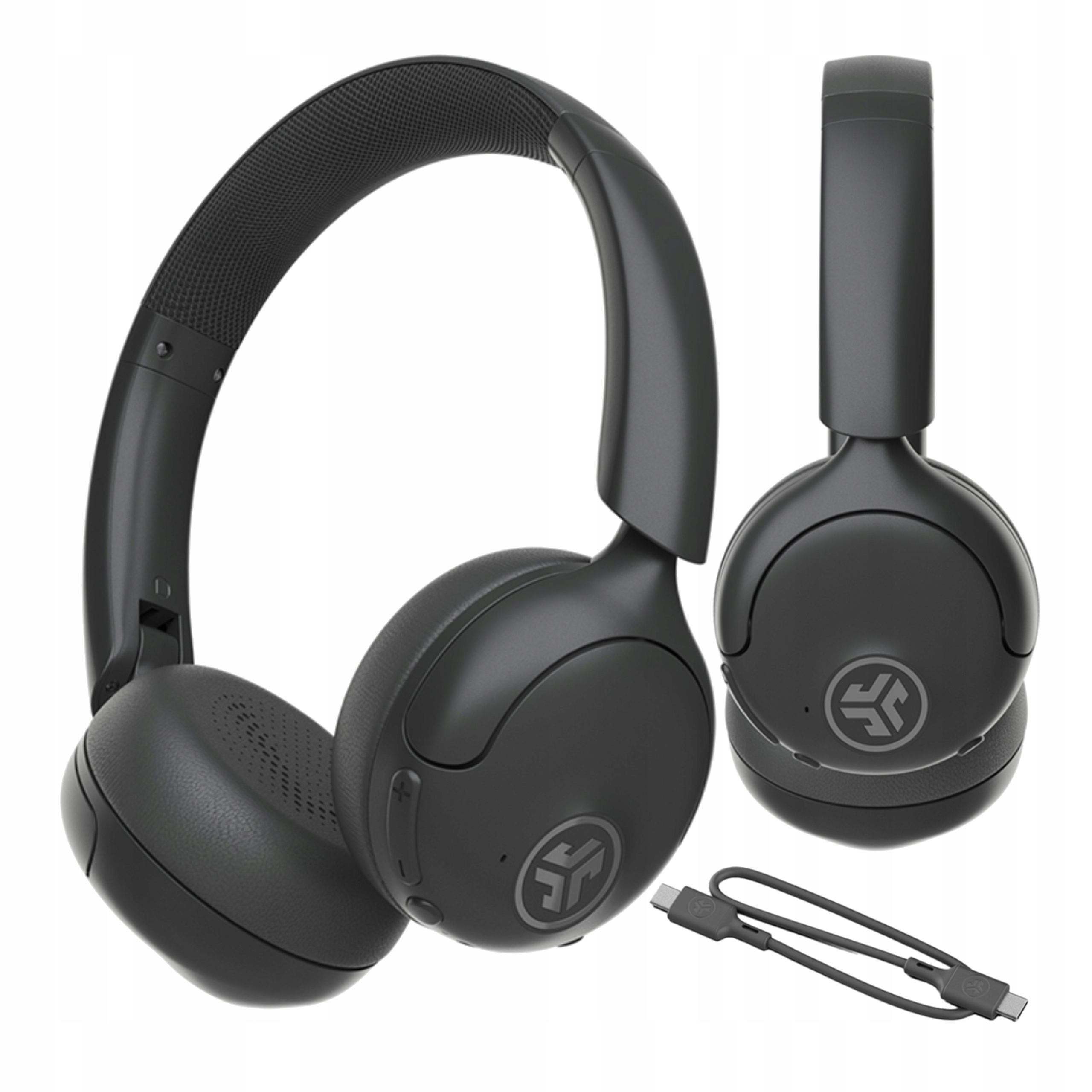 Słuchawki Bezprzewodowe Nauszne Anc Bluetooth 5.4 Szare Jlab Go Lux