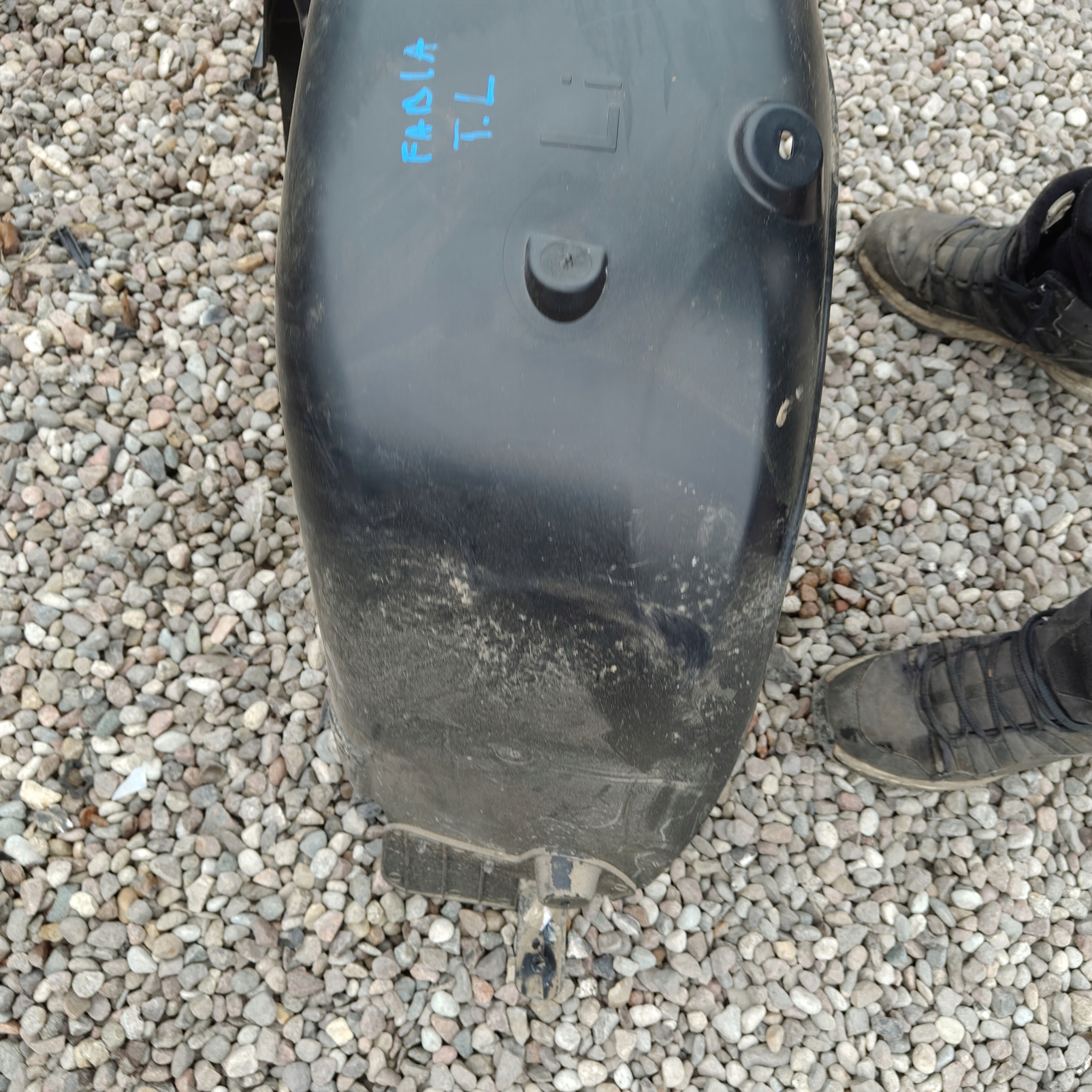 mudguard rear. rear part left SKODA FABIA IV HB