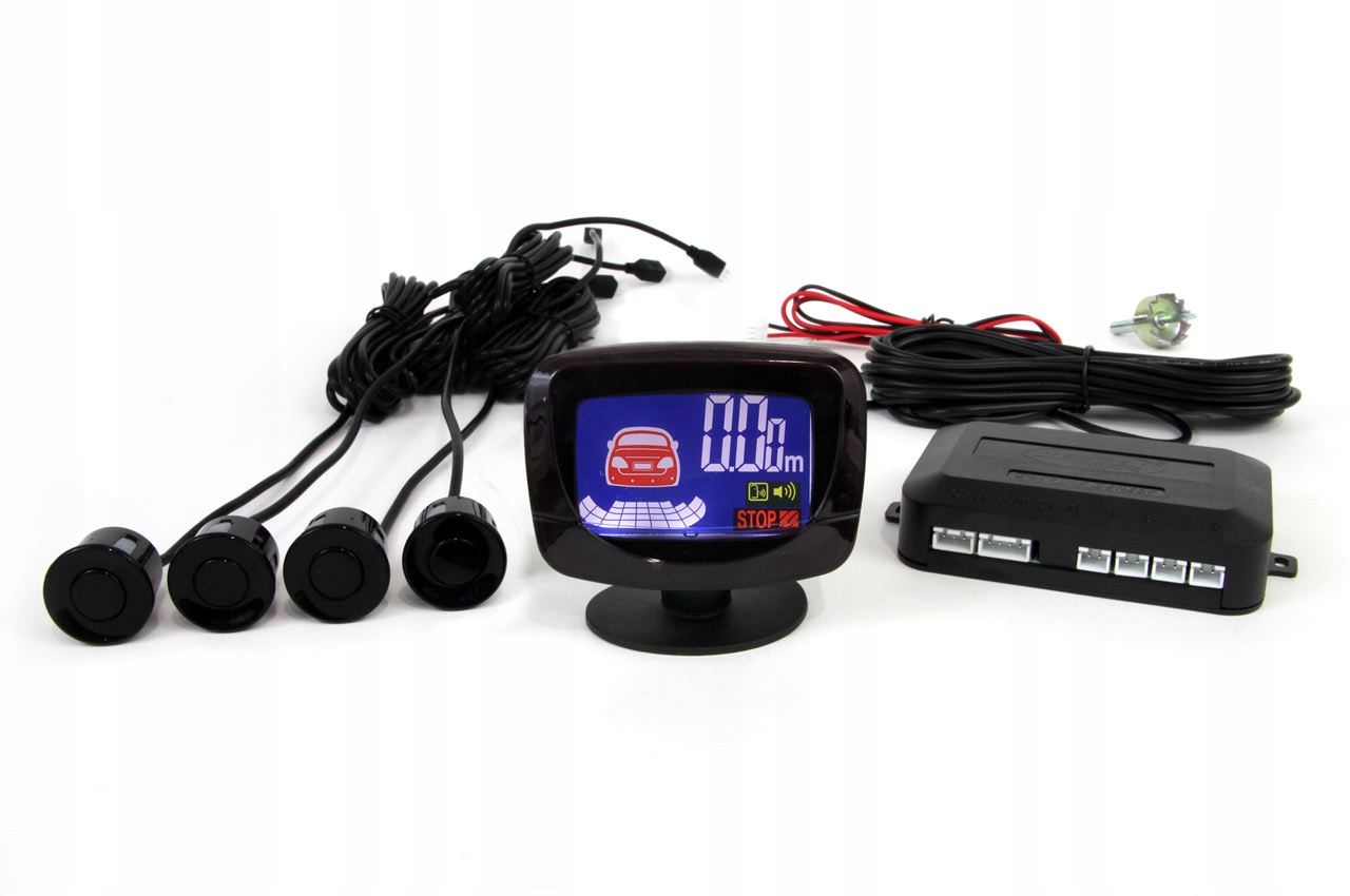 Zestaw czujnikow parkowania cofania LED GRAF 4 EAN 5903293015629