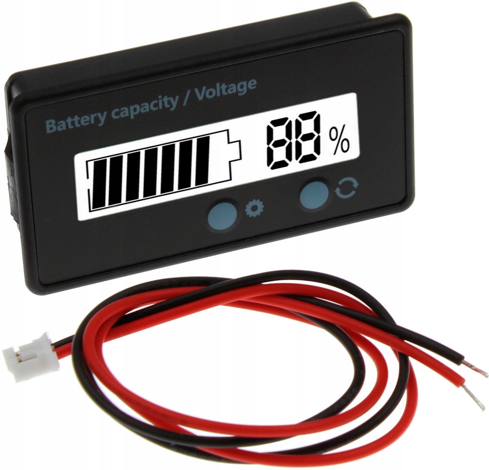 

Miernik Napięcia Pojemności Woltomierz 12V-48V