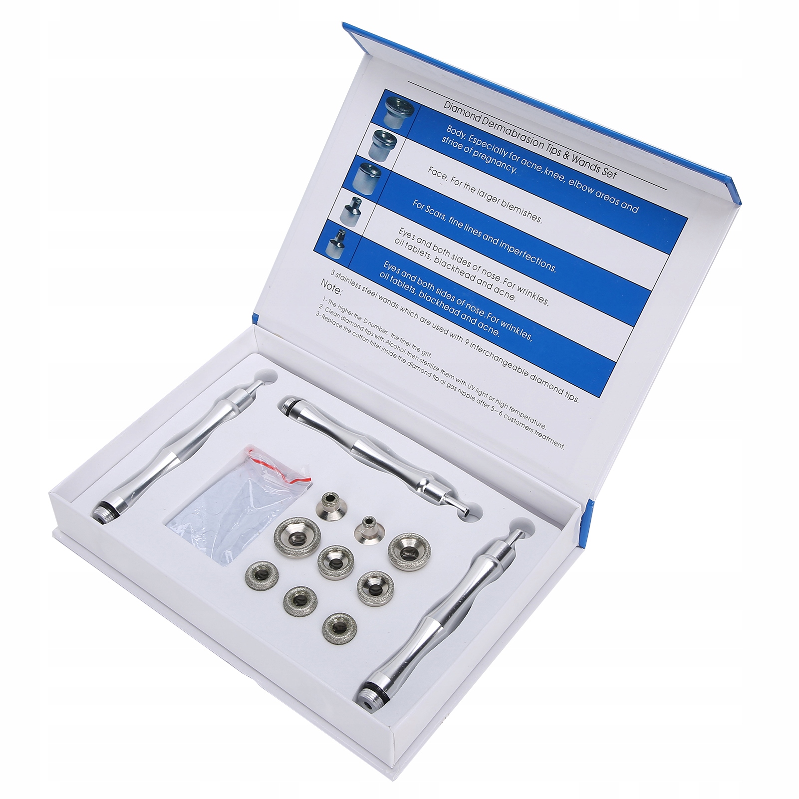 Nástavce Hlavice Pro Diamantovou Mikrodermabrazi