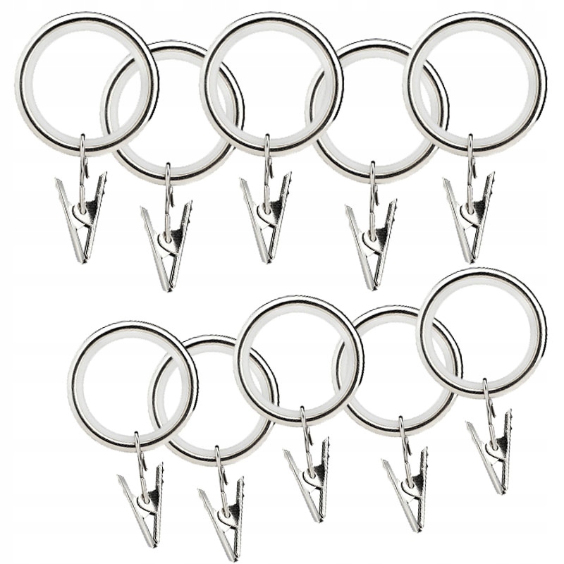 

20 Sztuk ciche żabki stal do karniszy 25+19 mm