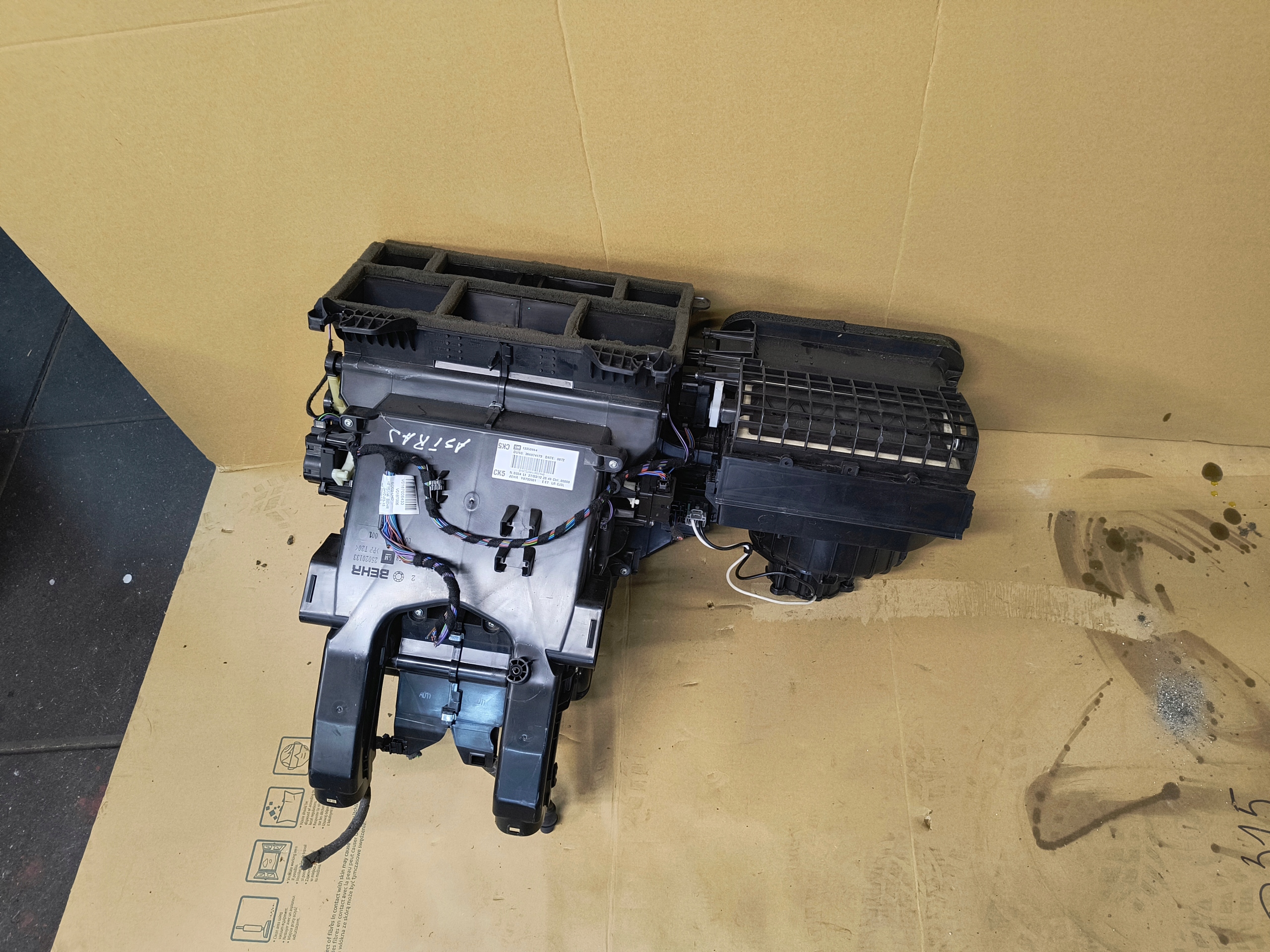 OPEL ASTRA J IV complete heater heating cover 1.4 TURBO