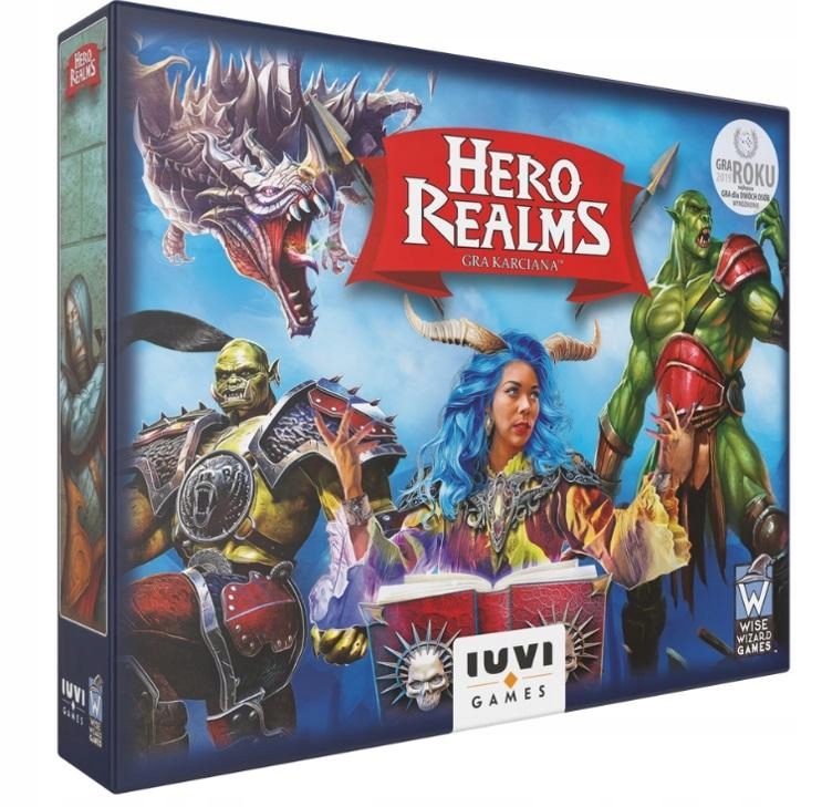 Planszówka Dla Dzieci Gra Hero Realms: Gra Karciana Angażuje Wszystkich