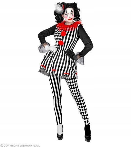 Kostým Zlověstný Harlequin Zlého Harlequina M