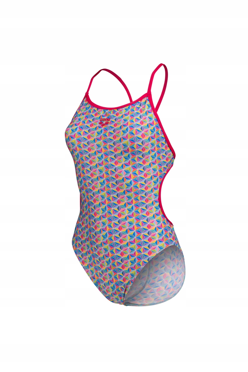 Strój kąpielowy Arena STARFISH SWIMSUIT LACE FREAK ROSE-WHITE MULTI 36 Wzór dominujący bez wzoru