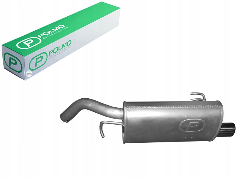 TŁUMIK POLMOSTRÓW 14.14ALU KOŃCOWY MITSUBISHI COLT SMART FORFOUR 1.5