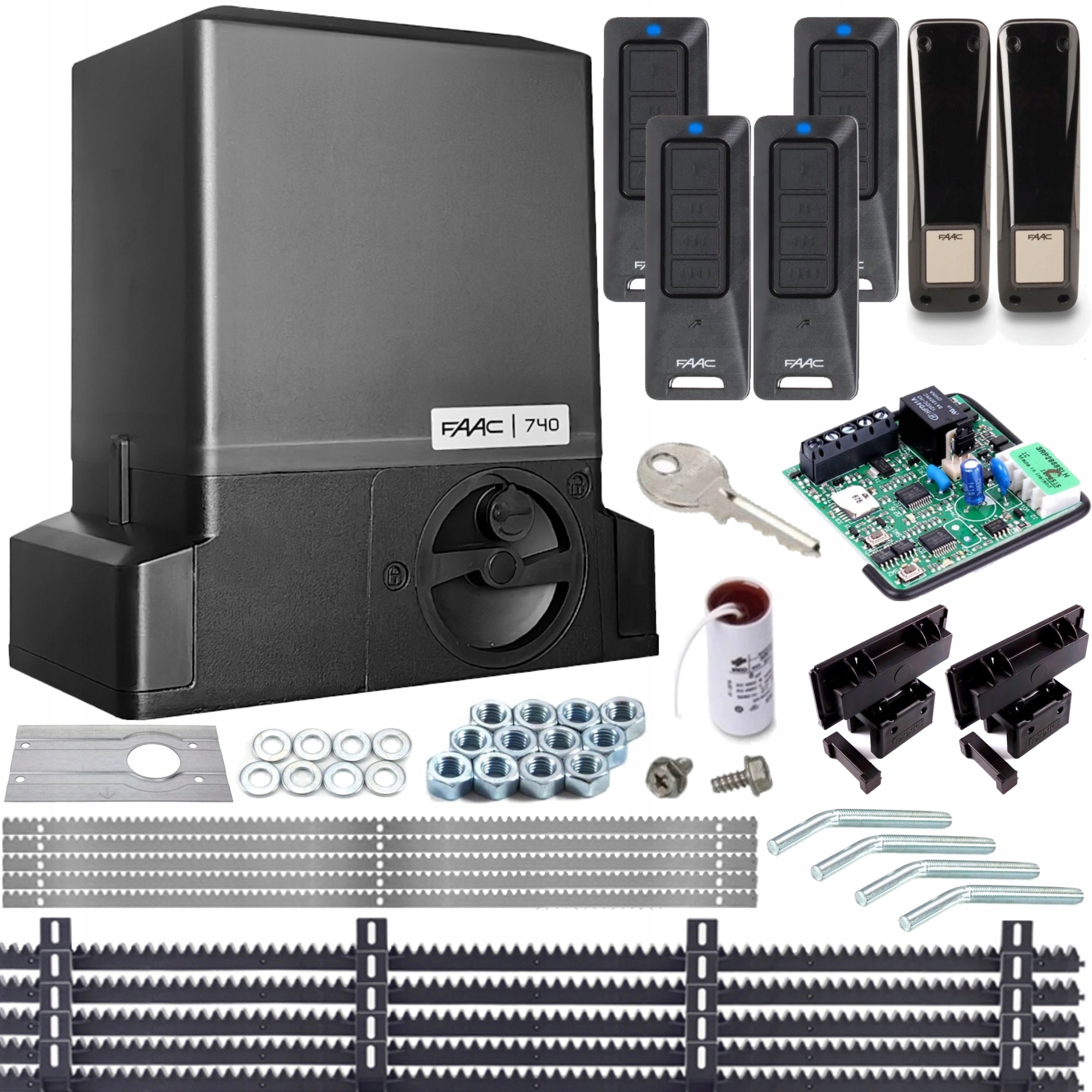 Sada Delta2 Faac 740 4x Pilot 868mHz 5x Lišta