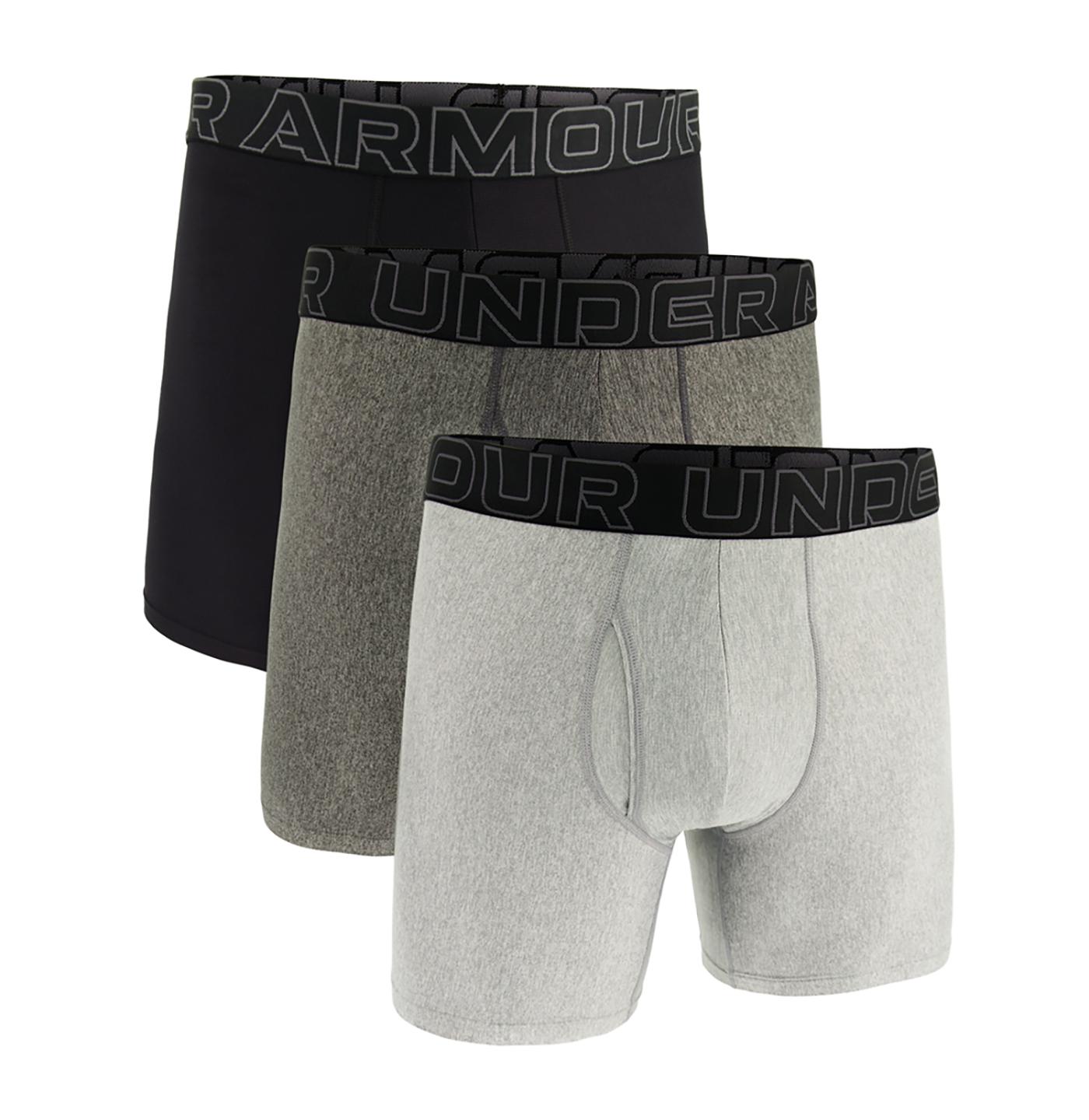 Pánské boxerky Ua Performance Tech Solid 6'' 3P