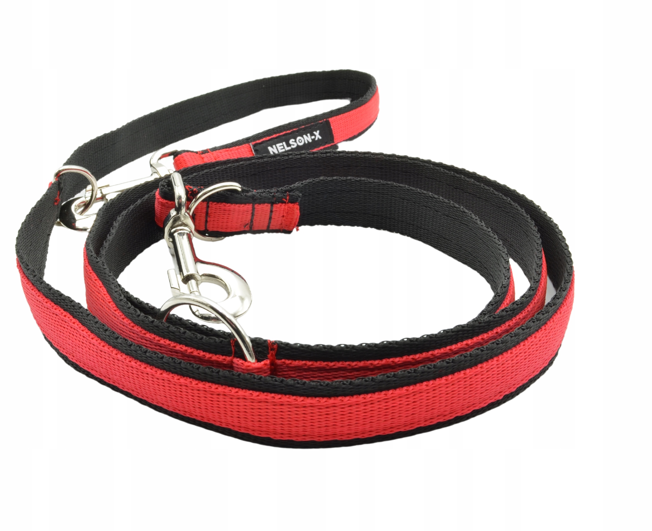 Levně Dvoubarevná Přepínací Vodítko Pro Psa Nelson-x Bicolor 2,5 M/2,5 CM, Výpustná