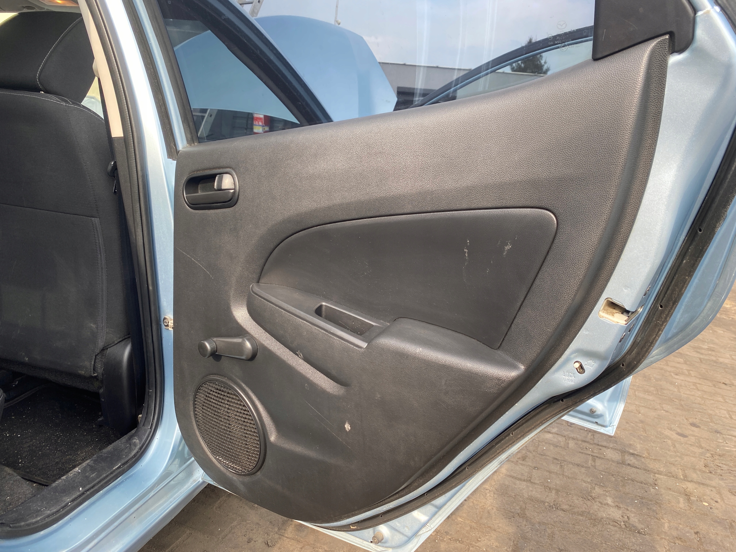 Mazda 2 II 07-15 upholstery right side side right rear rear part
