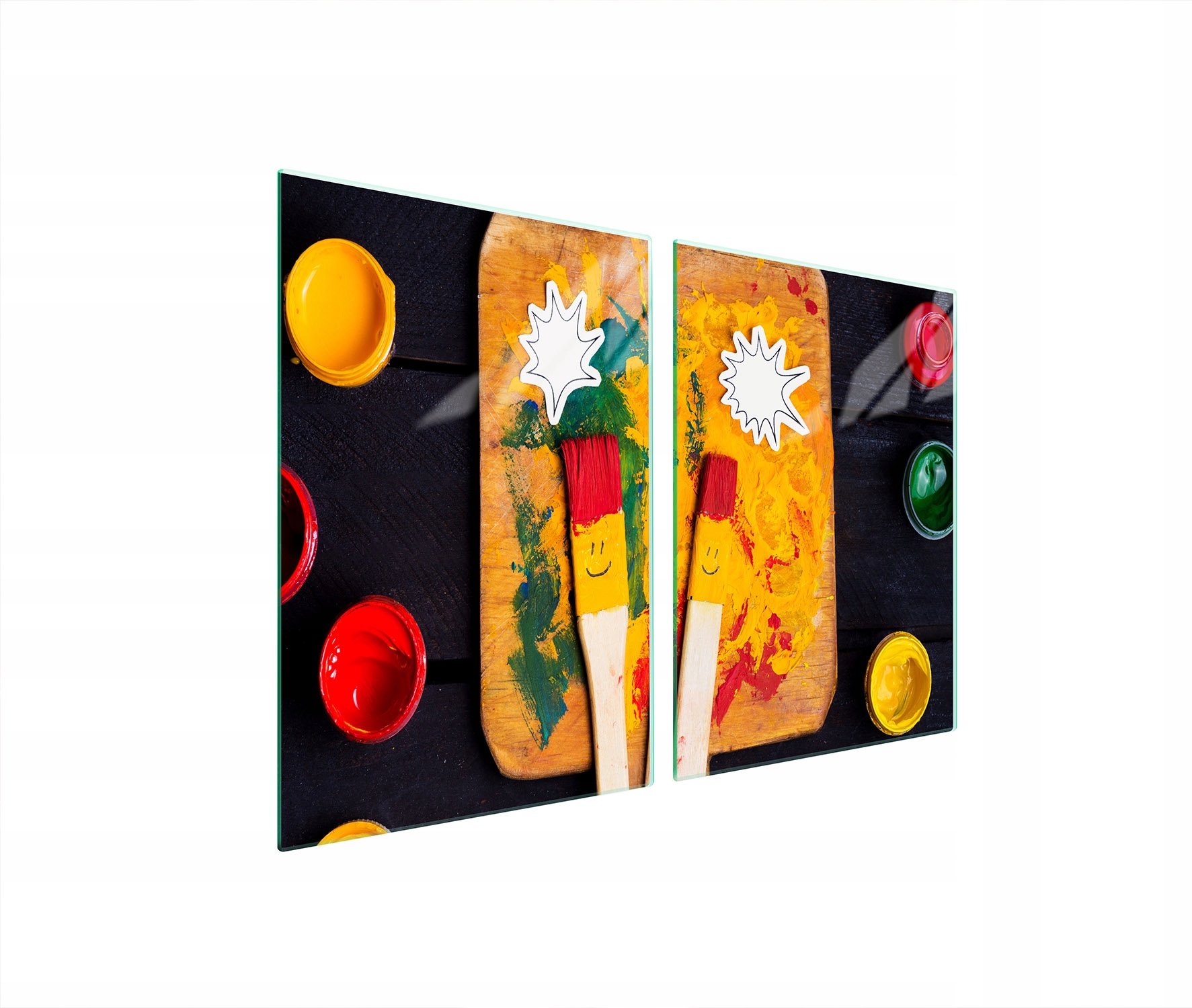 Skleněná Ochranná Deska Do Kuchyně 2x45x52 Úsměv Tvrzené Sklo