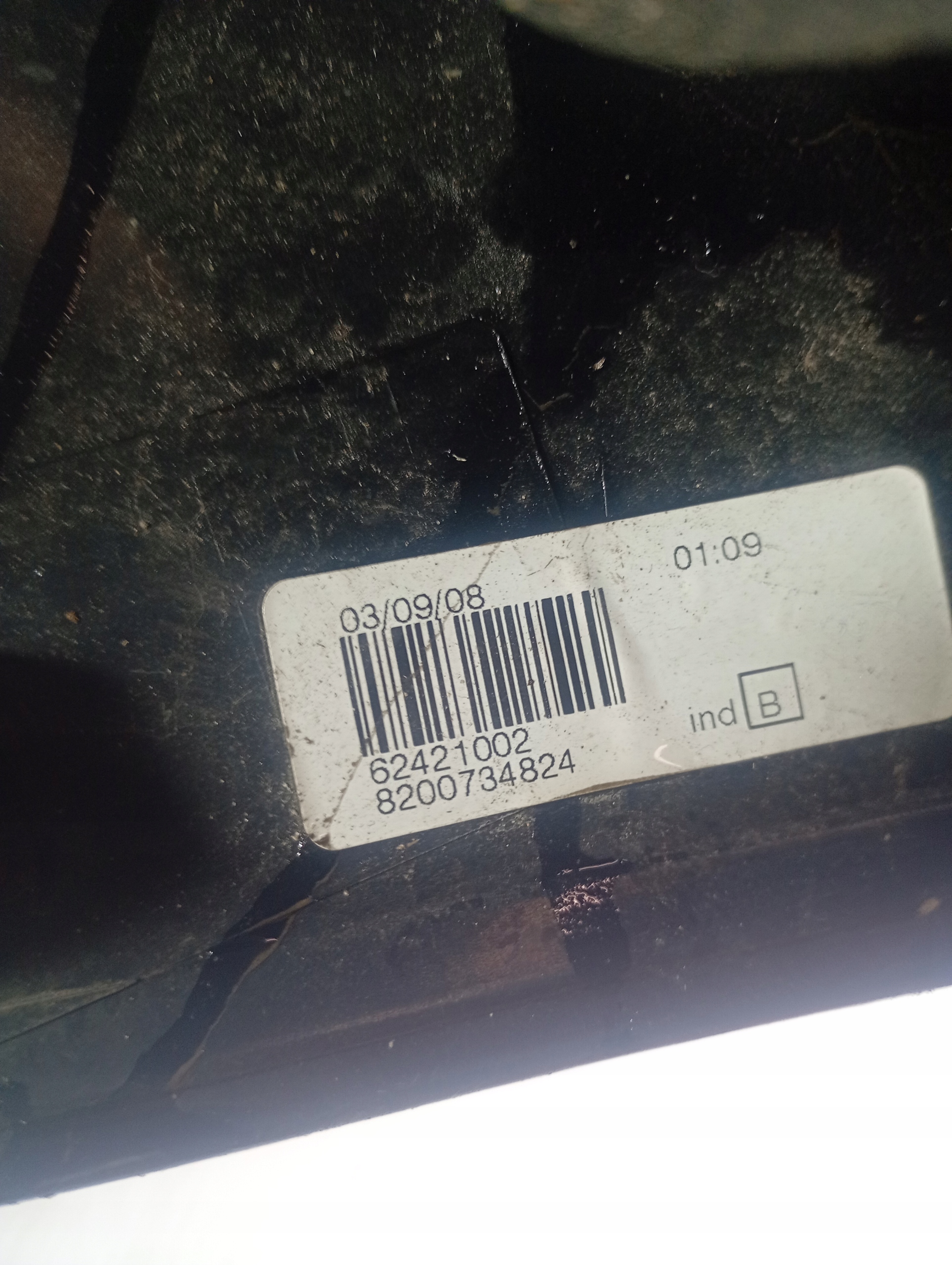 Dacia Sandero 08-13 light right rear rear part OE 8200734824