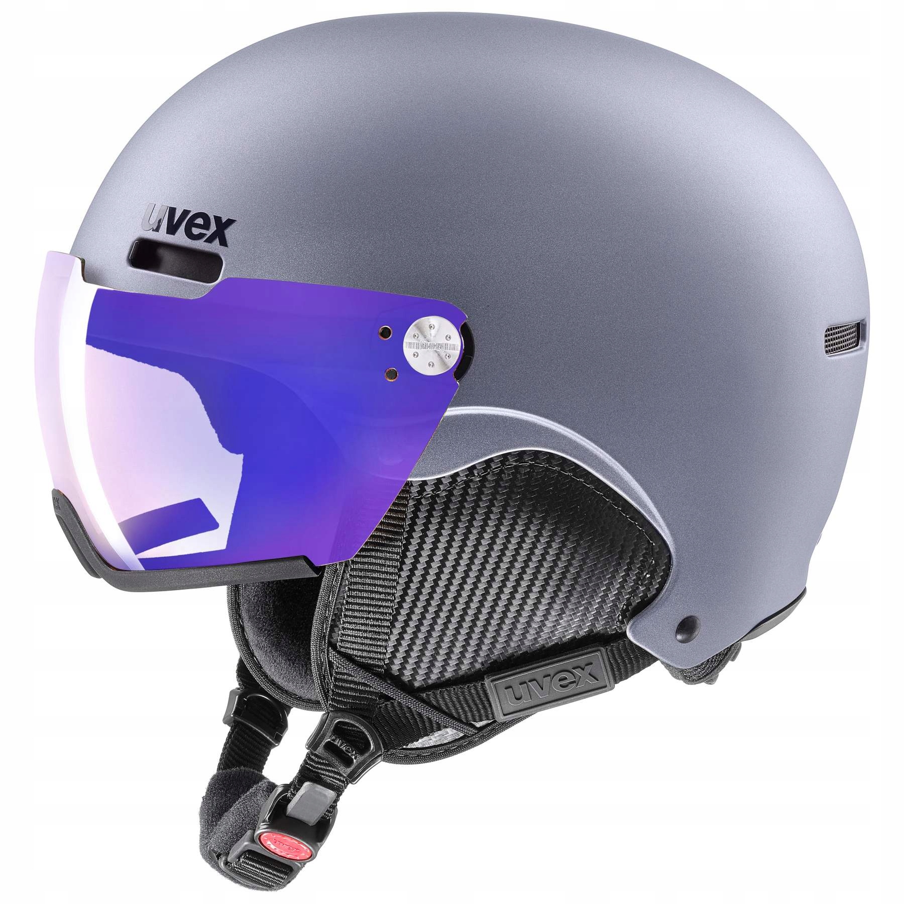 Lyžařská přilba Uvex Hlmt 500 Visor V Vario Strato Mat S 52-55 cm