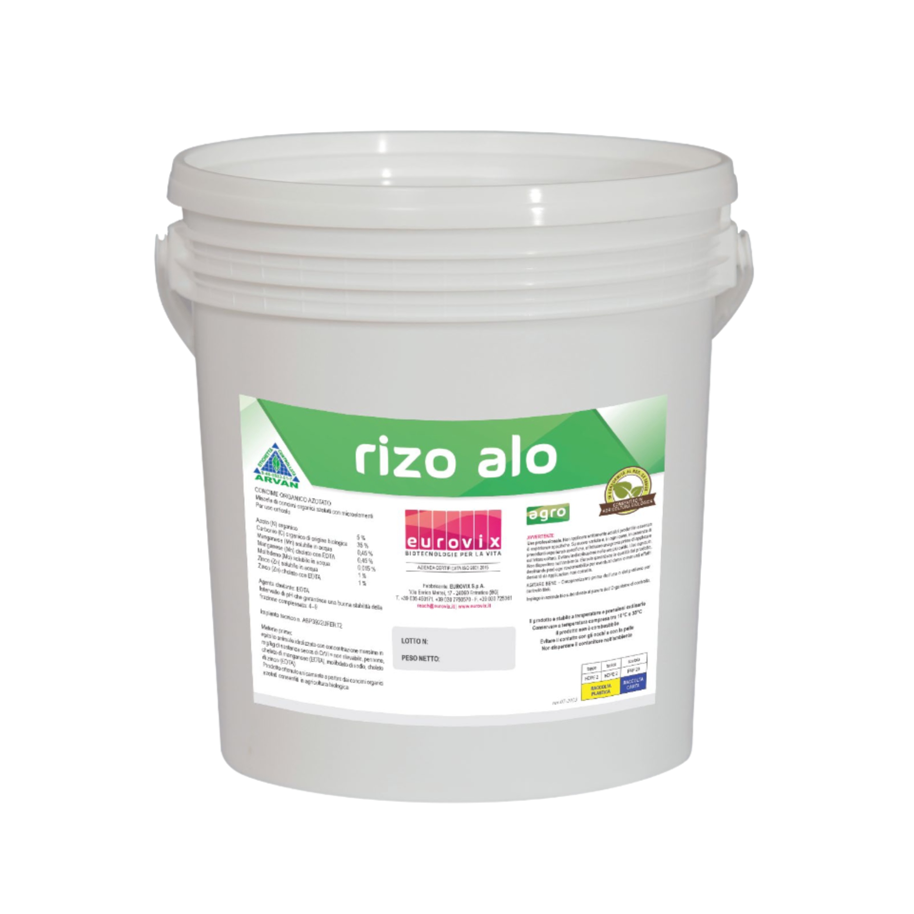 Eko Biostymulator do warzyw owoców Większe Plony Odporność Rizo Alo 5kg