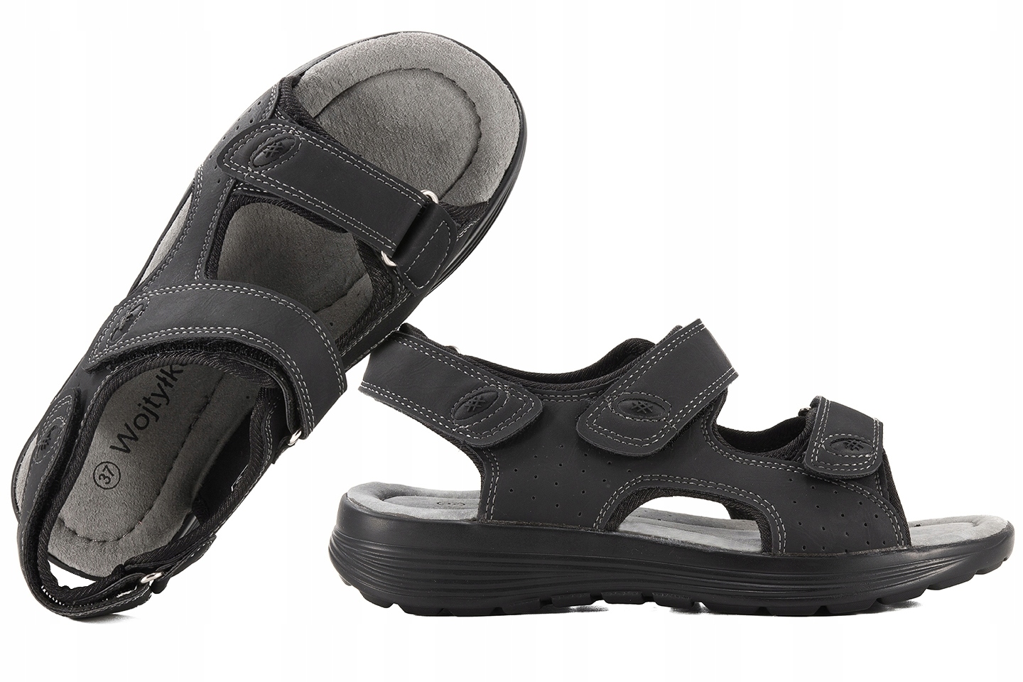 Wojtyłko 7S23808C Chlapecké Sandály Černá 36