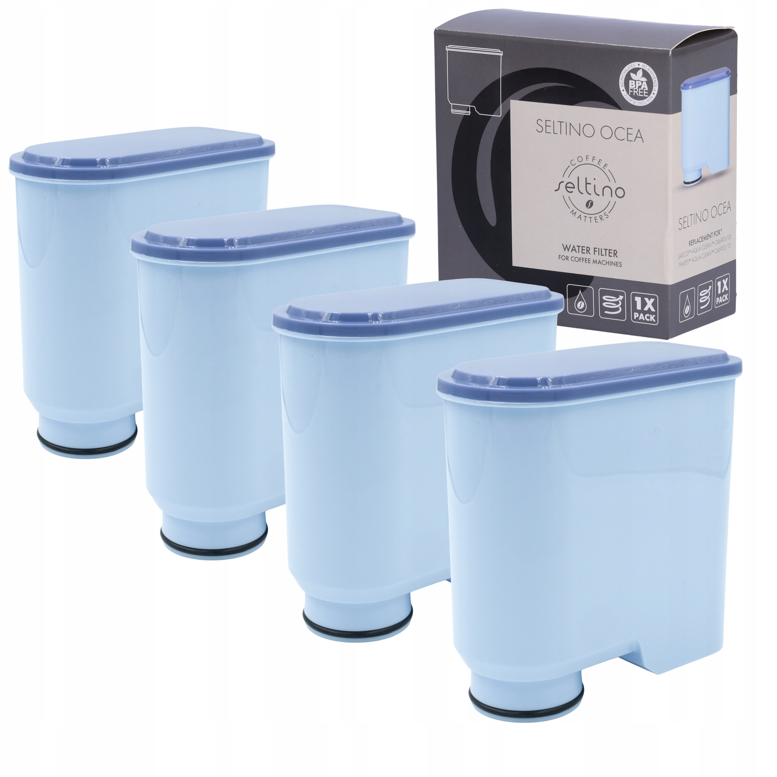 

4x Filtr do ekspresu Philips z systemem AquaClean