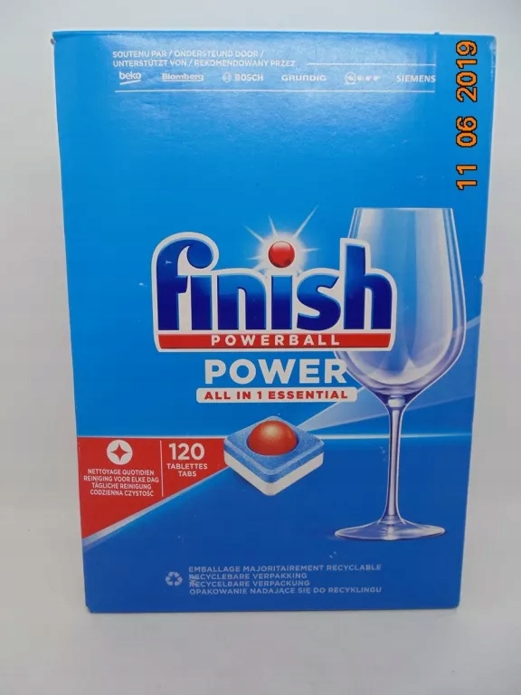 Tabletky Finish Powerball Essential 120 kusů