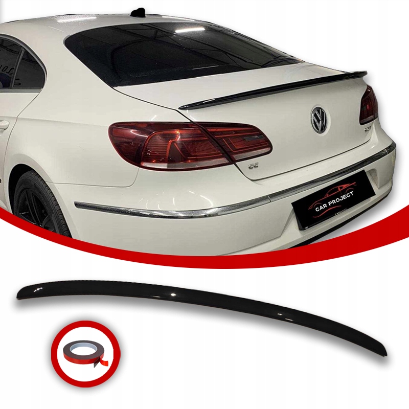 Vw Passat CC Hátsó Spoiler Betét Fekete Fényes