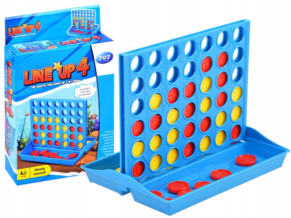 Gra strategiczna Line UP 4 ułóż kolory GR0374